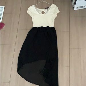 Lace High Low Dress